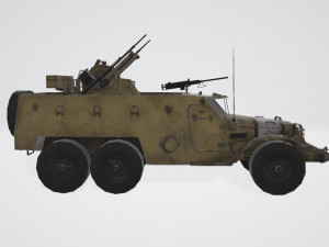 BTR-152 TCM-20 3D Model