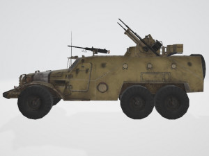 BTR-152 TCM-20 3D Model