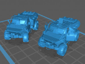 BTR GAZ Hybrit concept 3D Модель