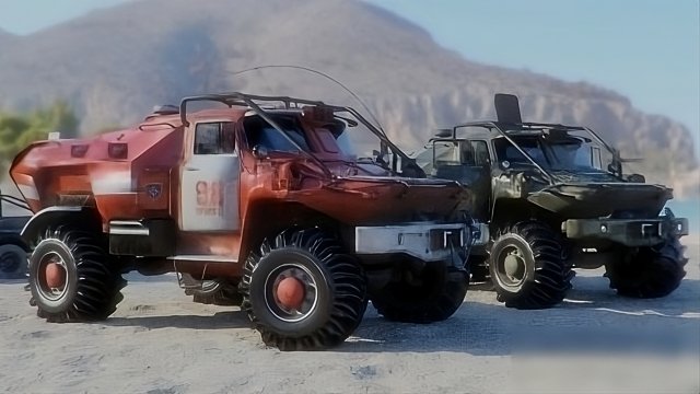 BTR GAZ Hybrit concept 3D Модель .c4d .max .obj .3ds .fbx .stl .blend 