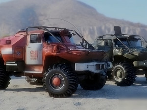 BTR GAZ Hybrit concept 3D Model