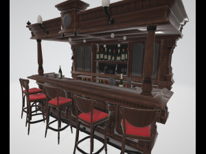 Canopy Pub Bar 3D Модель