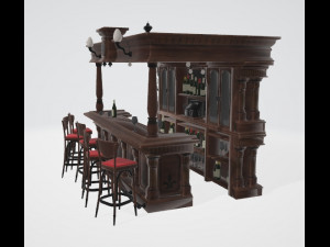 Canopy Pub Bar 3D Модель