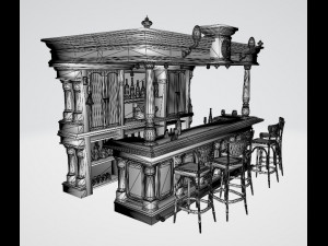 Canopy Pub Bar 3D Модель