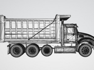Dump Trusk Modello 3D