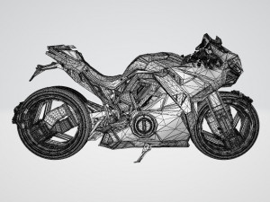 XCSL1 motorcycle 3D Модель