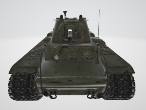 KV-1 Heavy Tank 3Dモデル