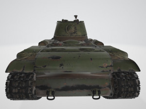 KV-1 Heavy Tank 3Dモデル