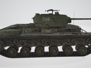 KV-1 Heavy Tank 3Dモデル