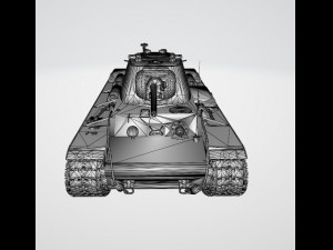 KV-1 Heavy Tank 3Dモデル