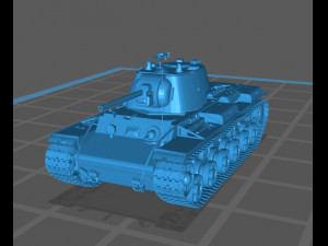 KV-1 Heavy Tank 3Dモデル