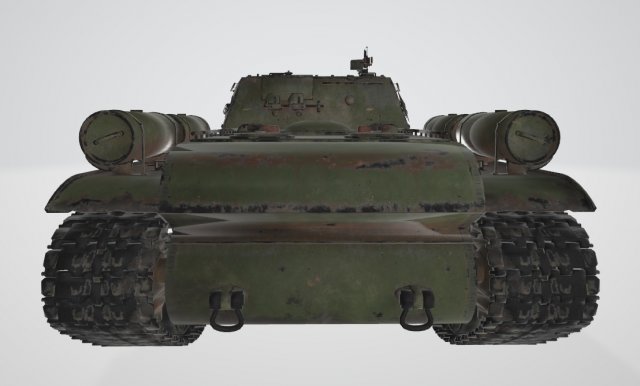 Download SU-152 Soviet Tank PBR 3D Model