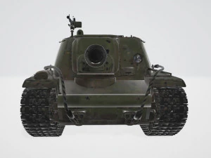 SU-152 Soviet Tank PBR 3D Model