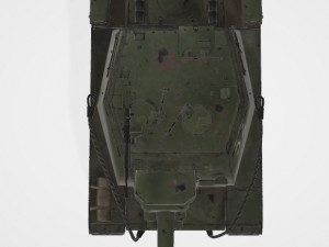 SU-152 Soviet Tank PBR 3D Model