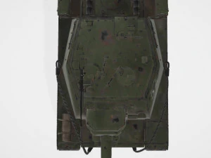 SU-152 Soviet Tank PBR 3D Model