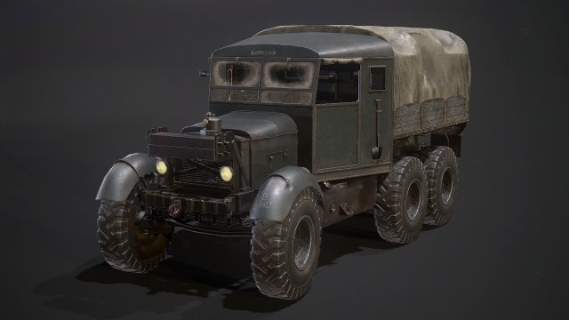 Scammell Pioneer 3D मॉडल .c4d .max .obj .3ds .fbx .stl .blend 