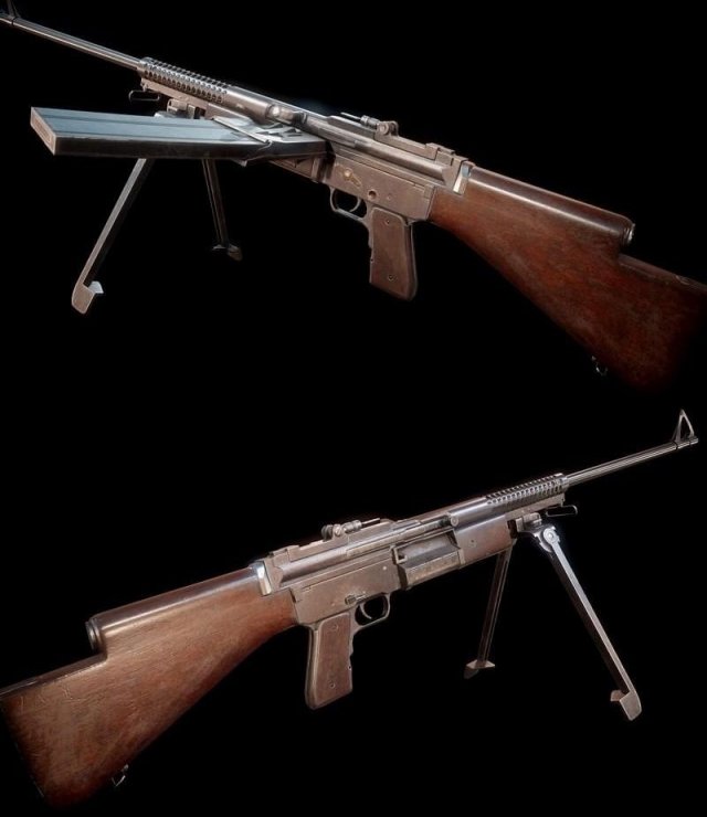 M1941 LMG Modello 3D .c4d .max .obj .3ds .fbx .stl .blend 