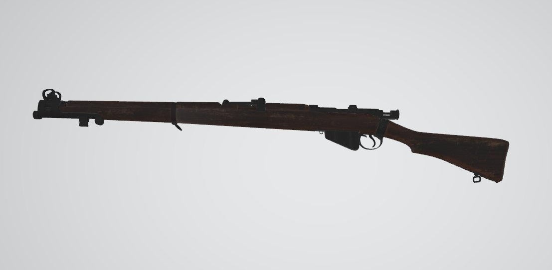 Lee-enfield SMLE MK3 3Dモデル in ライフル 3DExport