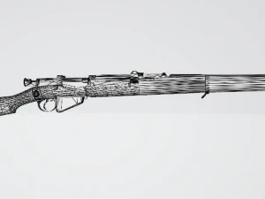 Lee-enfield SMLE MK3 3D Model