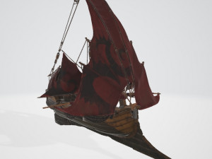 Colibri rowboat Modello 3D