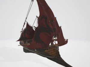 Colibri rowboat 3D Model