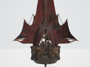 Colibri rowboat Modello 3D
