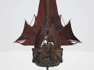 Colibri rowboat 3D Model
