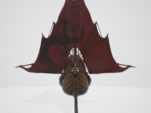 Colibri rowboat Modello 3D