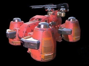 FLYING MACHINE PBR 3D Модель