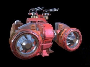 FLYING MACHINE PBR 3D Модель