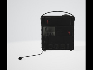 Nota 203-1 radio PBR Modello 3D