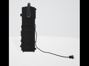 Nota 203-1 radio PBR Modello 3D