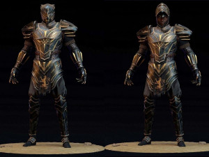 Black Panther The Wakandan Knigh 3D 모델