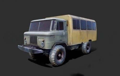 Gaz 66 pbr Model 3D .c4d .max .obj .3ds .fbx .stl .blend 