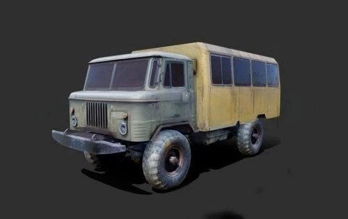 Gaz 66 pbr Model 3D .c4d .max .obj .3ds .fbx .stl .blend