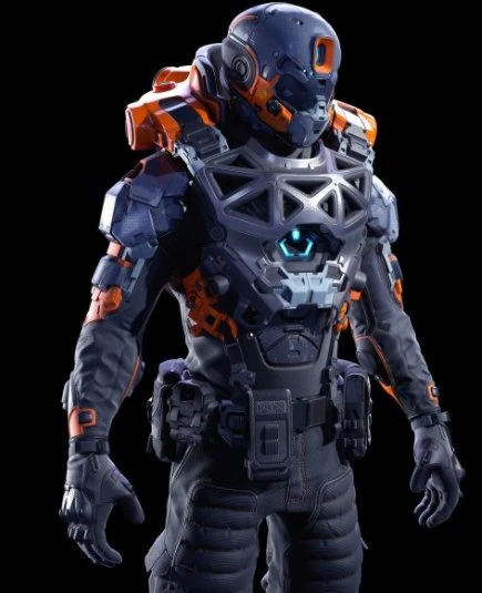 Fortnite Soldier 3D Model .c4d .max .obj .3ds .fbx .stl .blend 