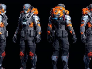Fortnite Soldier 3D Model