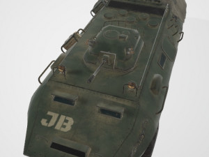 BTR Military Vehicle 3D Model