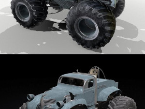 Bigfoot monster truck Modello 3D