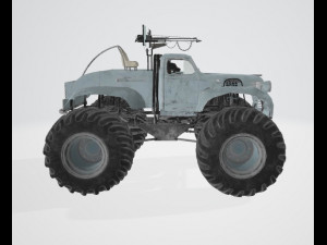 Bigfoot monster truck Modello 3D