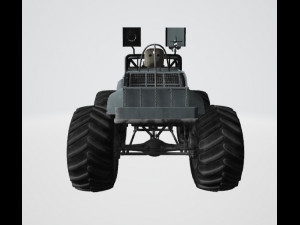 Bigfoot monster truck Modello 3D