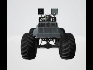 Bigfoot monster truck 3D Model