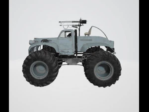 Bigfoot monster truck 3D Model