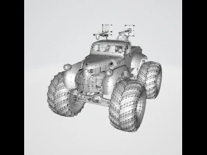 Bigfoot monster truck 3D Model