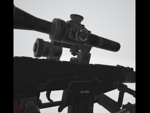 Special Sniper Rifle VSS Vintorez 3D 模型