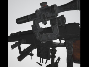 Special Sniper Rifle VSS Vintorez 3D 模型