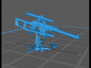 Special Sniper Rifle VSS Vintorez 3D 模型
