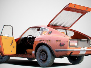 Old Classic Coupe Model 3D