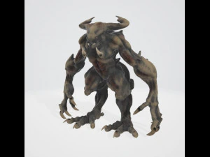 Old Demon 3D Model