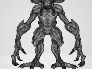 Old Demon 3D Model